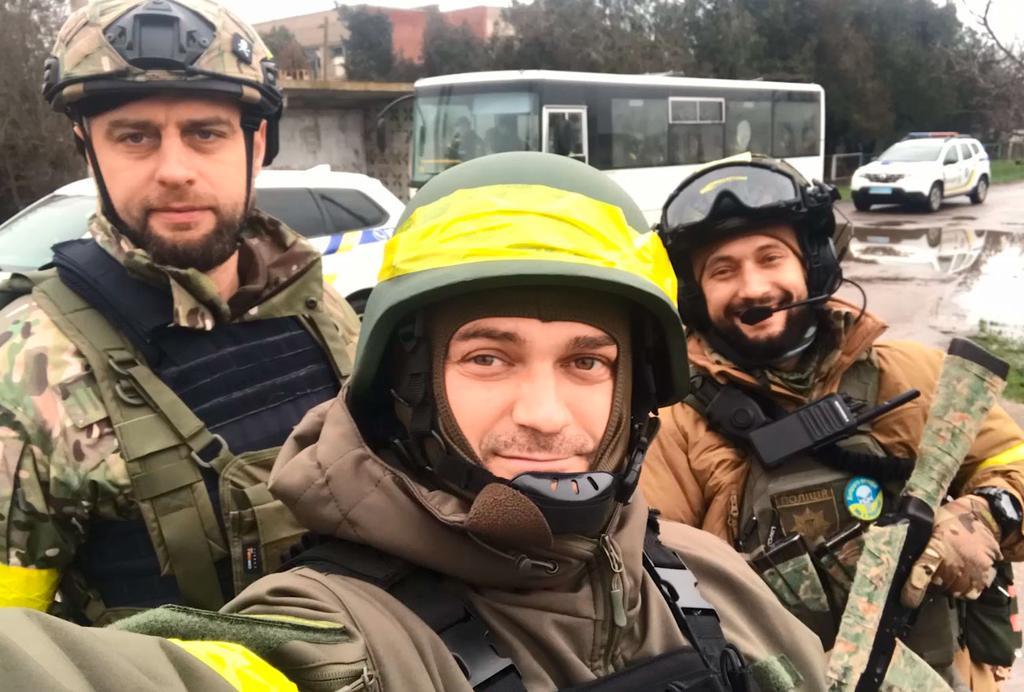 Зведений загін поліції з Полтавщини працює на звільненій Херсонщині