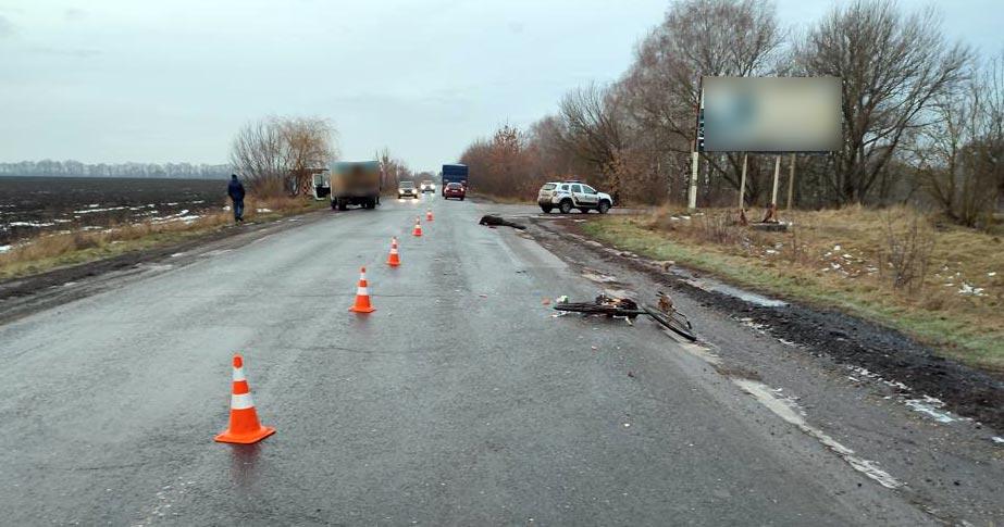 ДТП на Полтавщині: загинув велосипедист