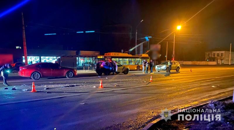 У Полтаві нетверезий водій збив пішохода і втік з місця ДТП