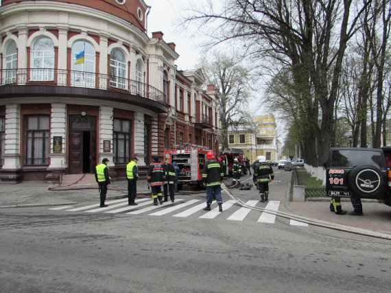 Через закорочення електромережі зайнявся обласний архів