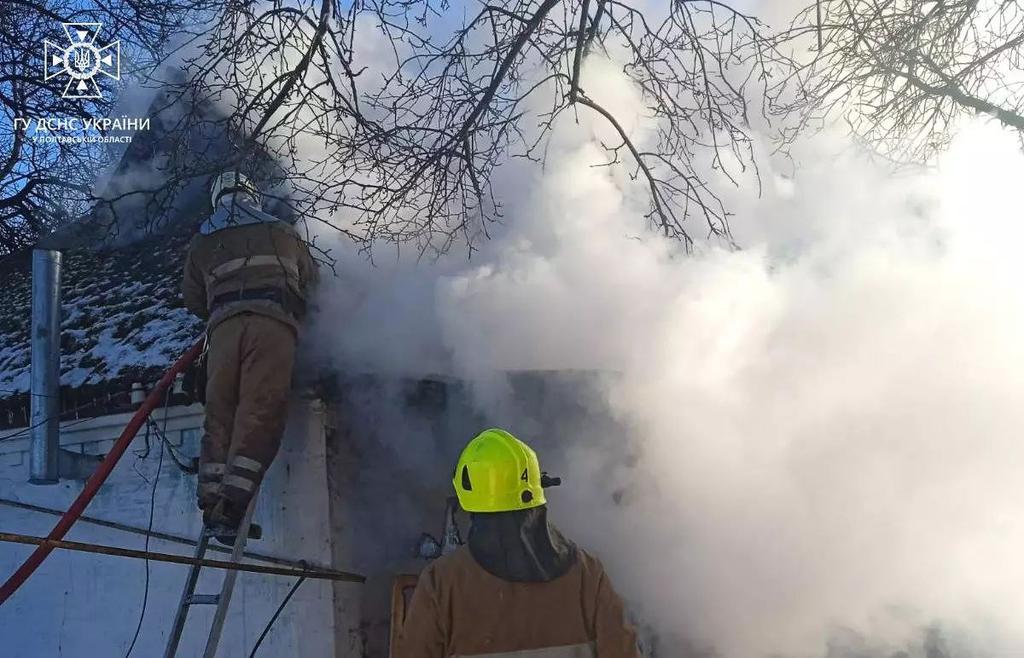 На Полтавщині 4 пожежі за добу: у Лубнах евакуювали 5 людей