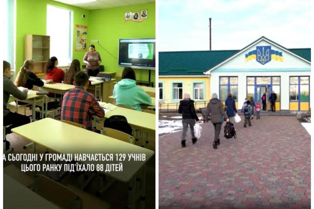 «Сьогодні у нас як 1 вересня»: у Коломацкій громаді у березні діти сіли за шкільні парти