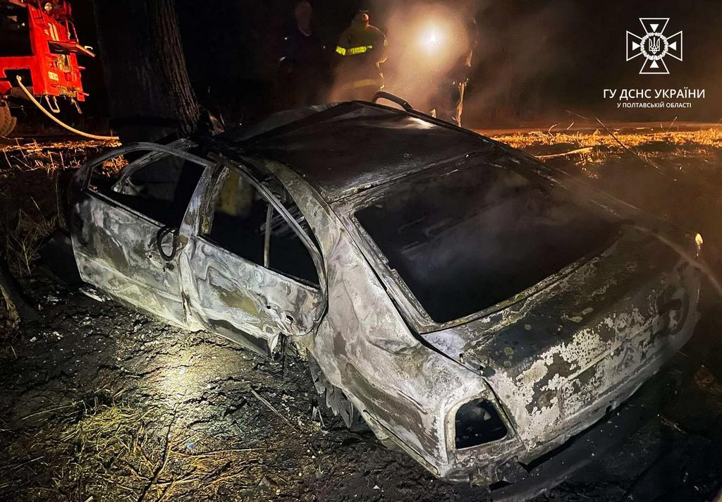  ДТП на Полтавщині: у згорілому авто виявили тіла трьох людей