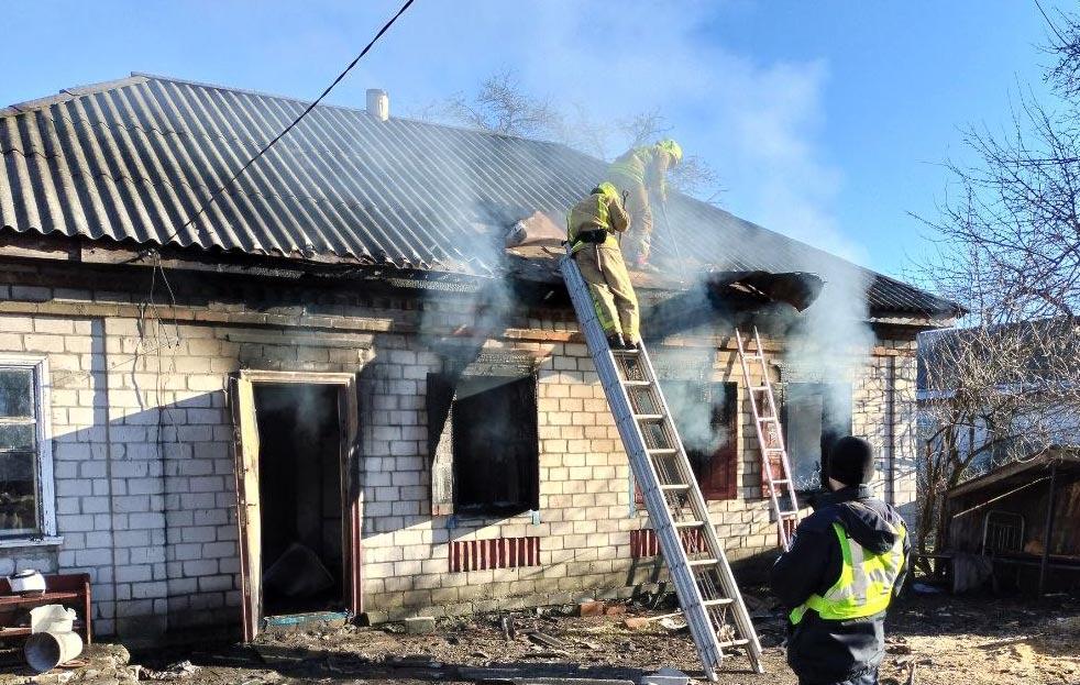  Поліція встановлює обставини пожежі, внаслідок якої загинув мешканець Кременчуцького району