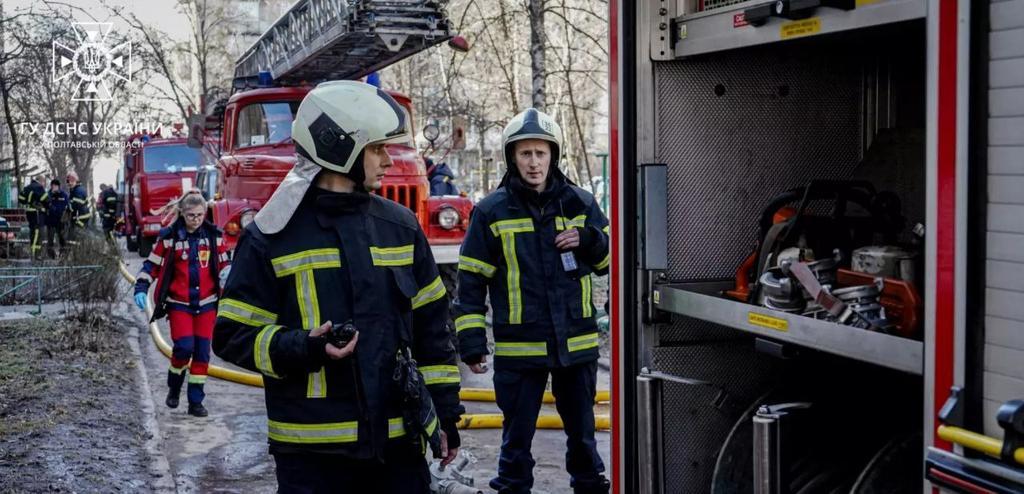 У Полтаві горіла багатоповерхівка: троє людей врятувано, один чоловік загинув