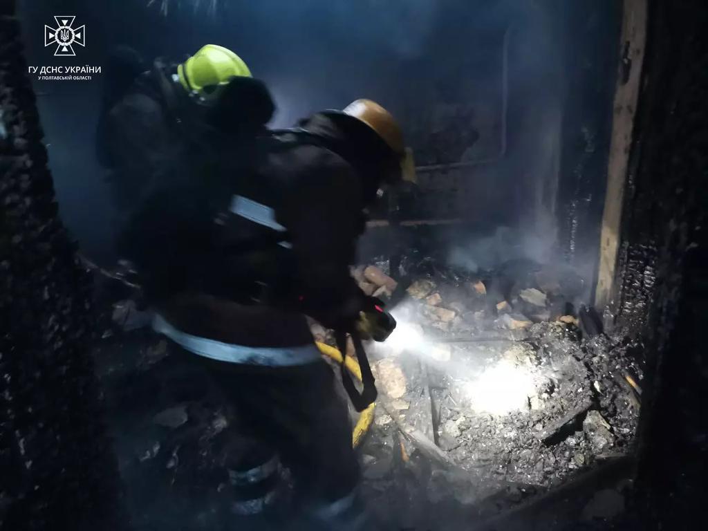 З'явилися подробиці пожежі на Полтавщині, в якій загинула 2-річна дитина