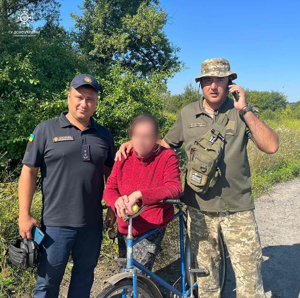 Полтавські рятувальники знайшли зниклу 52-річну жінку