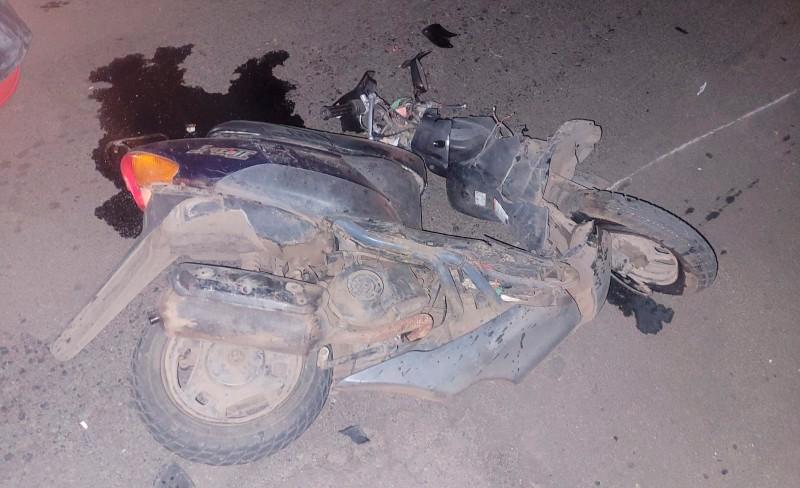 На Полтавщині зіткнулися мопед з мотоциклом: обоє кермувальників отримали травми