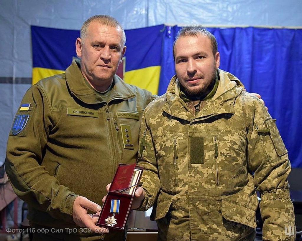 Воїнам 116-ї окремої бригади Сил ТрО ЗСУ вручили нагороди