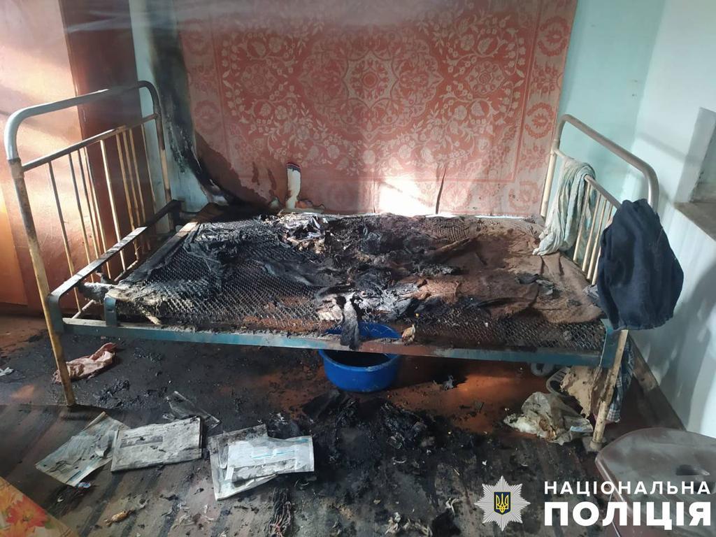 На Полтавщині чоловік згорів у власному будинку