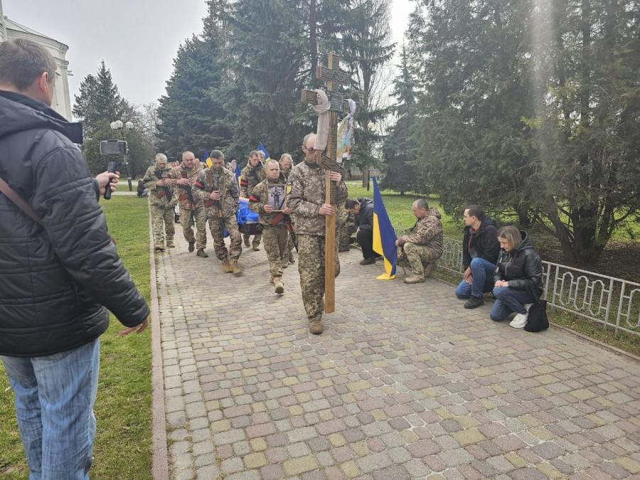 Полтавська громада попрощалась з Героєм Миколою Мацком