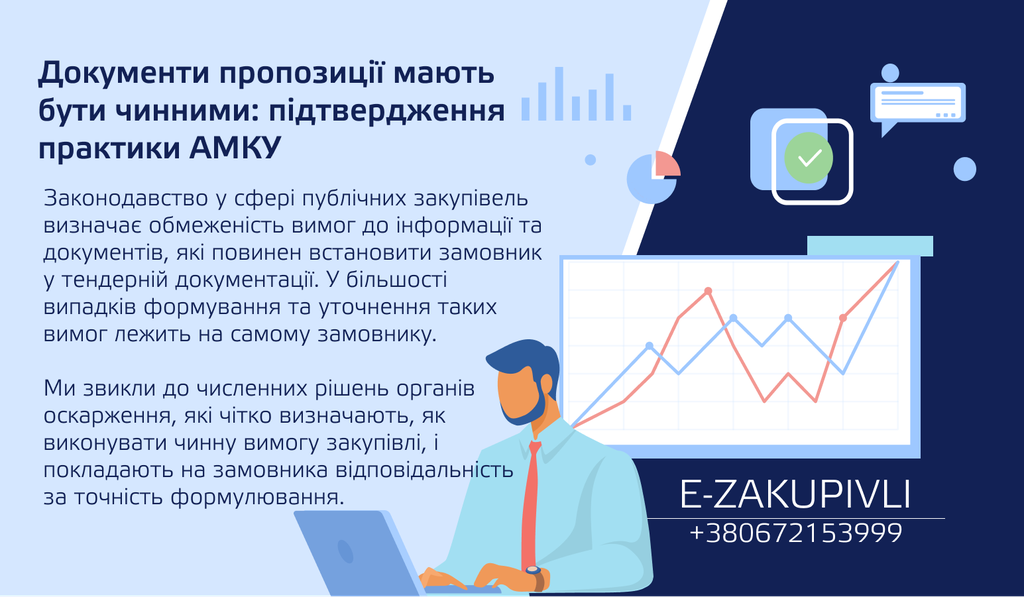 Документи пропозиції мають бути чинними: підтвердження практики АМКУ