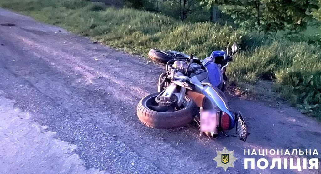 Внаслідок ДТП на Полтавщині травмувався мотоцикліст