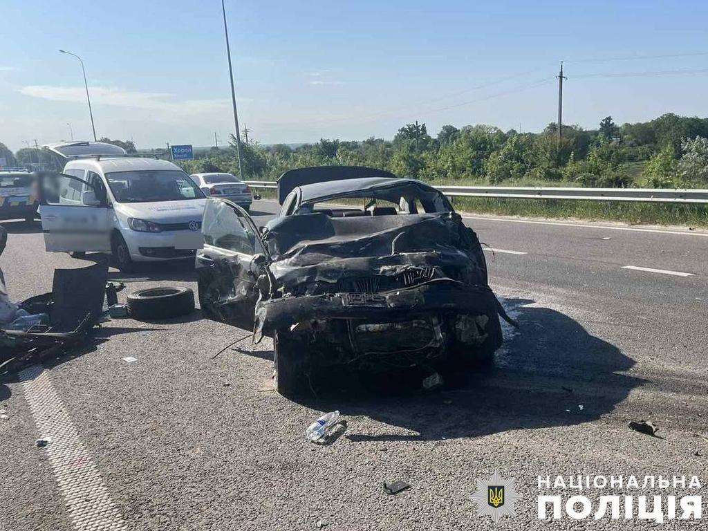 Смертельна ДТП поблизу Хоролу: одна людина загинула, ще двоє травмовані