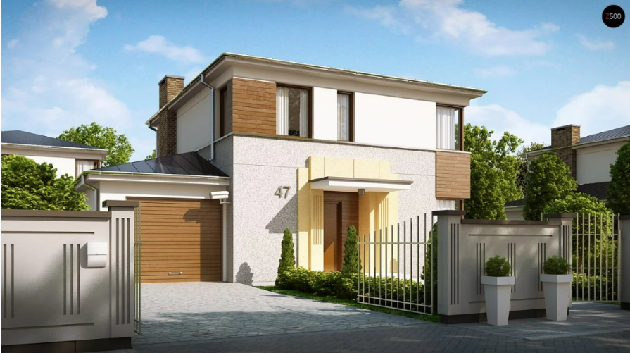 Проект котеджу з гаражем: сучасний комфорт для вашого автомобіля