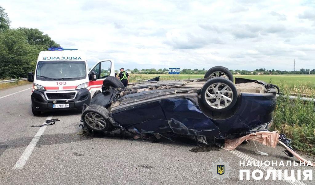 На Полтавщині сталась ДТП в якій травмовано людину