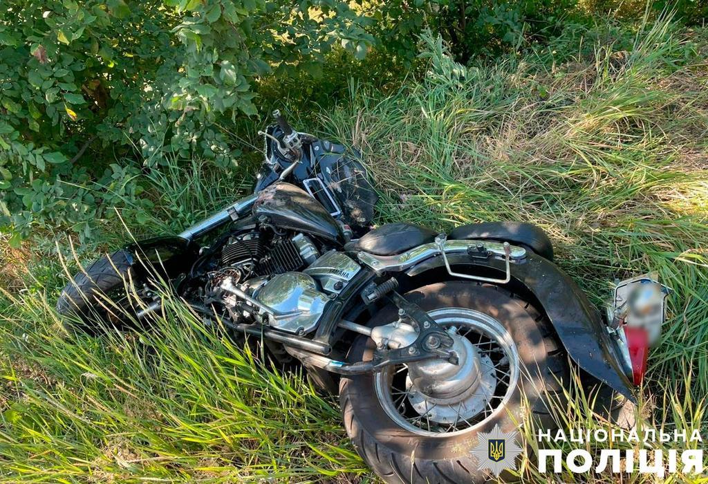 На Полтавщині сталась ДТП, внаслідок якої помер мотоцикліст