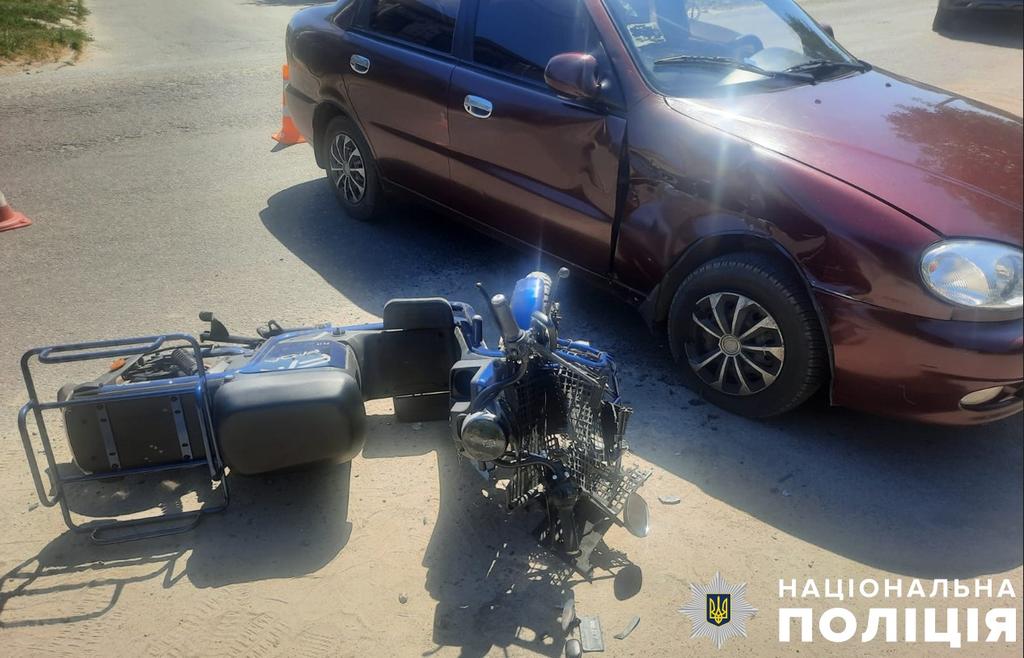 ДТП у Кобеляках: велосипедист потрапив до лікарні