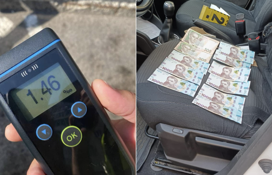 Полтавець у стані алкогольного сп'яніння пропонував поліції хабар