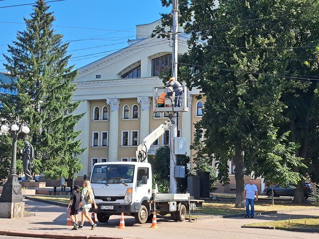 62% світлофорів у Полтаві підʼєднані до блоків безперебійного живлення