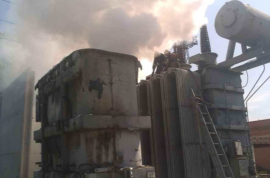 У Полтаві горів трансформатор