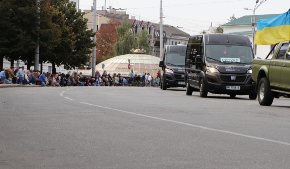 Полтавська громада провела в останню дорогу загиблих Героїв