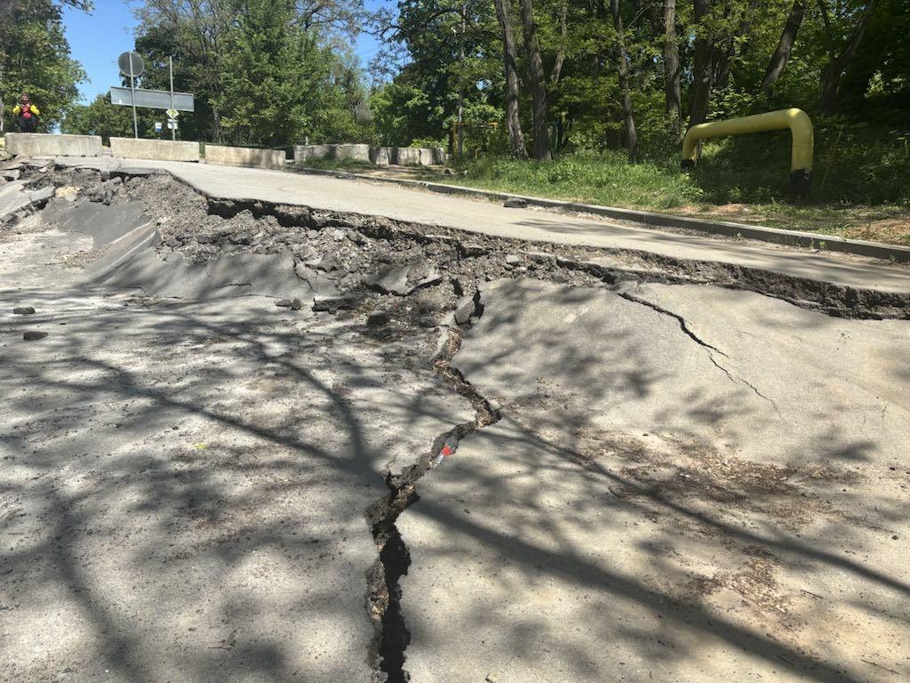 Зсув на Монастирській Горі у Полтаві: яка ситуація на сьогоднішній момент