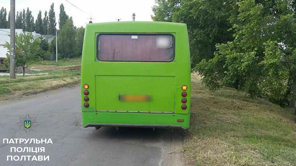 У Полтаві з маршруту зняли нетверезого водія автобуса