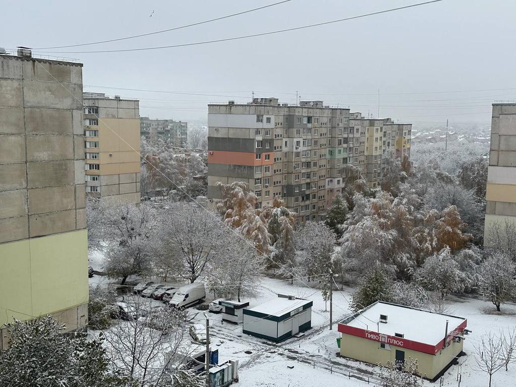 Полтаву накрив перший сніг