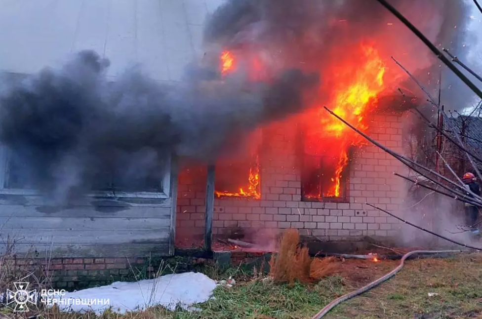 На Полтавщині під час пожежі загинув пенсіонер