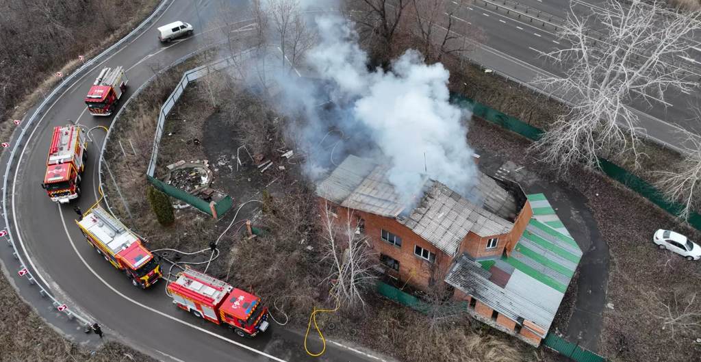 У Полтаві горів приватний будинок на Харківському Шосе