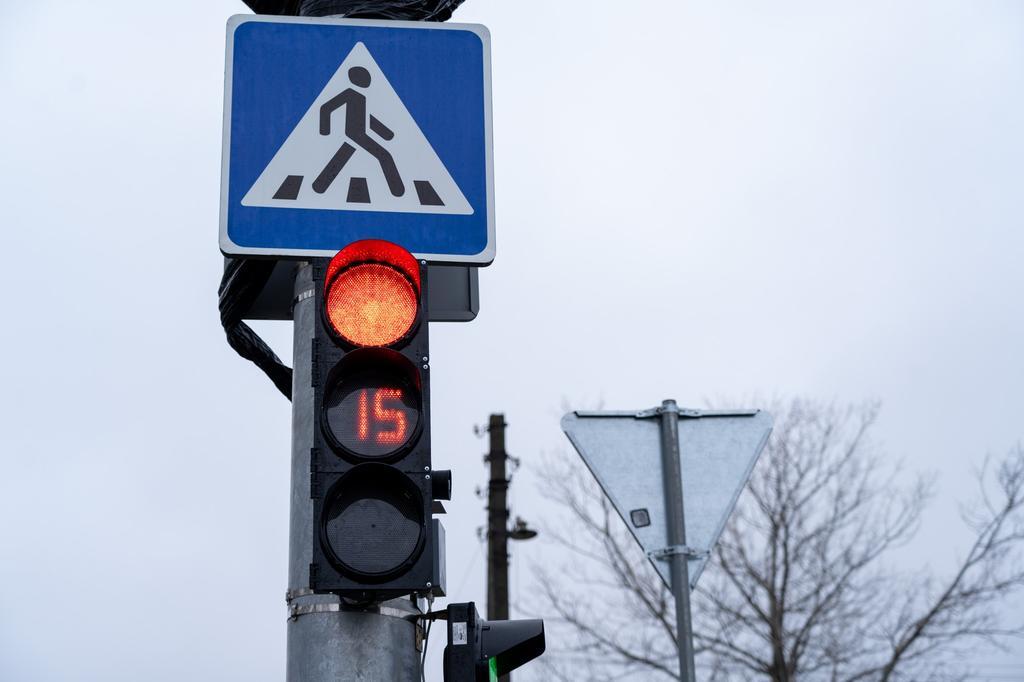 У Полтаві почали працювати три нових світлофори