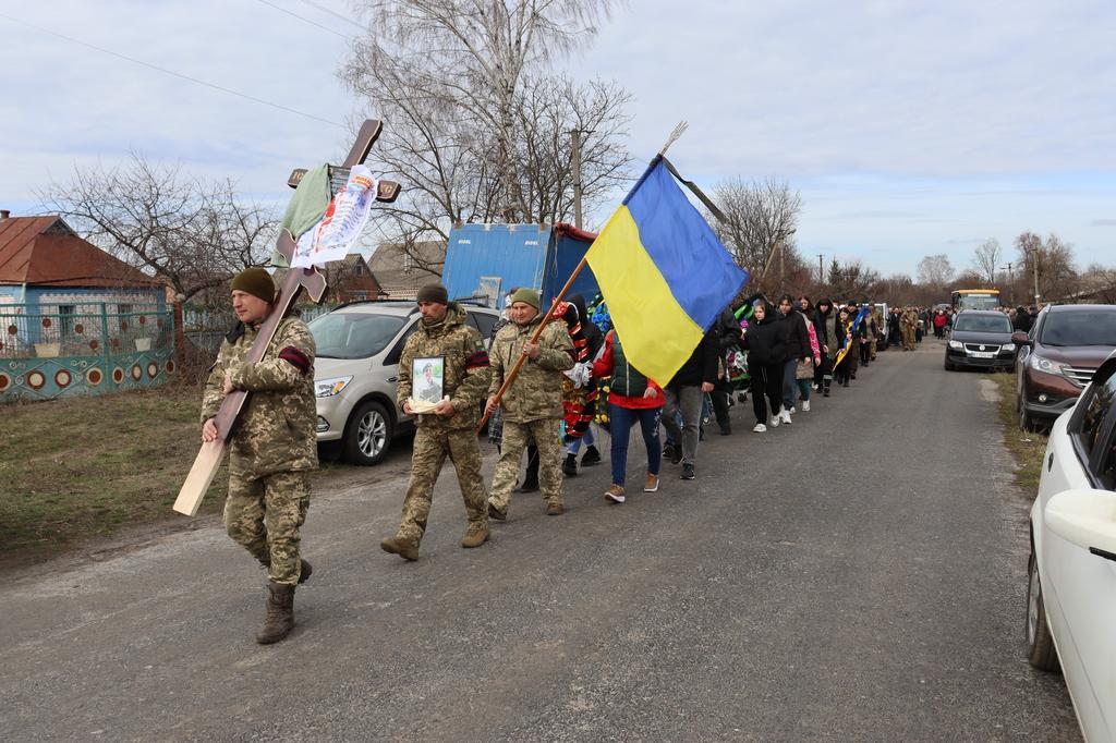 Решетилівська громада провела в останню земну дорогу 24-річного воїна