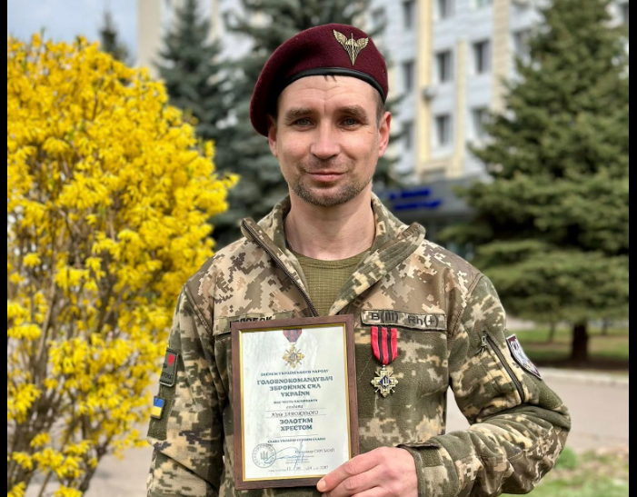 Полтавський військовий отримав високу відзнаку від Головнокомандувача ЗСУ