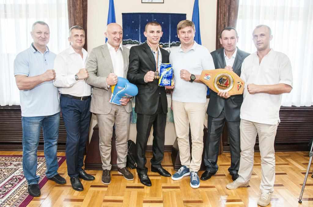 У Полтаві вітали кращого боксера Чемпіонату Європи 