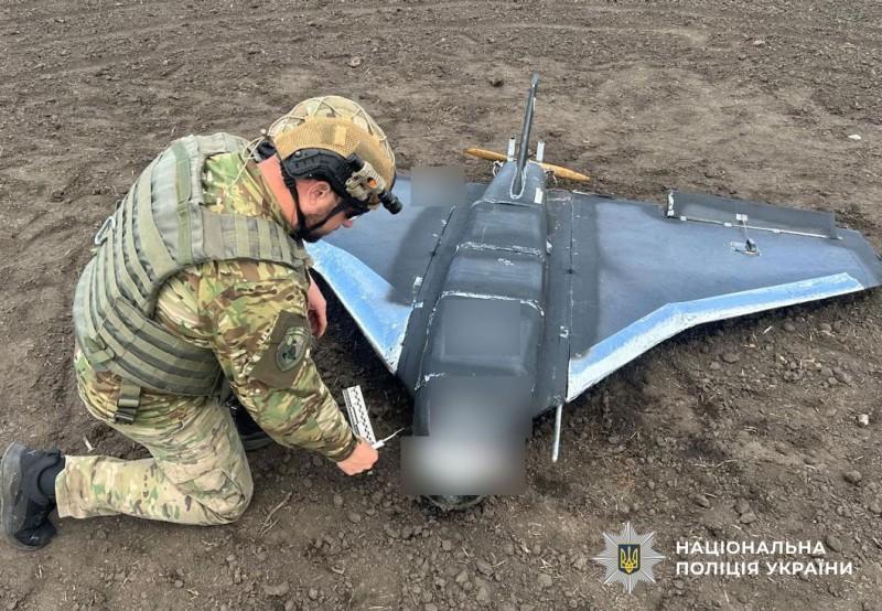 Щодня поліцейські на Полтавщині знаходять ворожі дрони