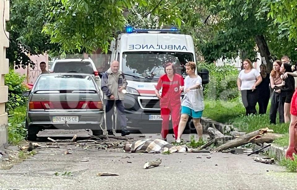 В центрі Полтави на 9-річного хлопчика впало дерево