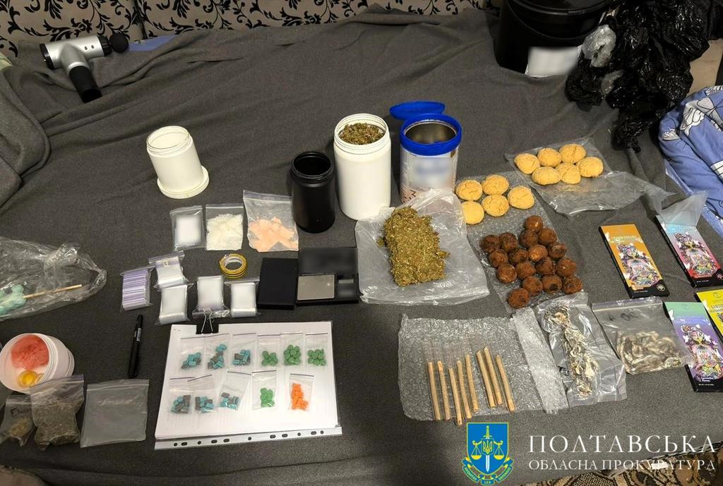 У Полтаві затримали чоловіка за збут наркотиків у великих розмірах