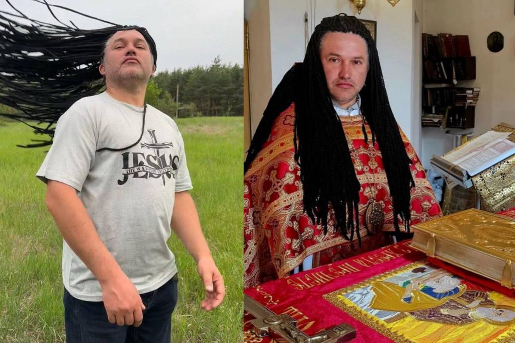 Слава Богу! Полтавського священника-блогера-депутата з нарощеними косами змусили вибачитись за зовнішній вигляд