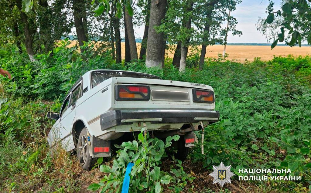 Нетверезий водій на Полтавщині потрапив у ДТП та намагався підкупити поліцейських