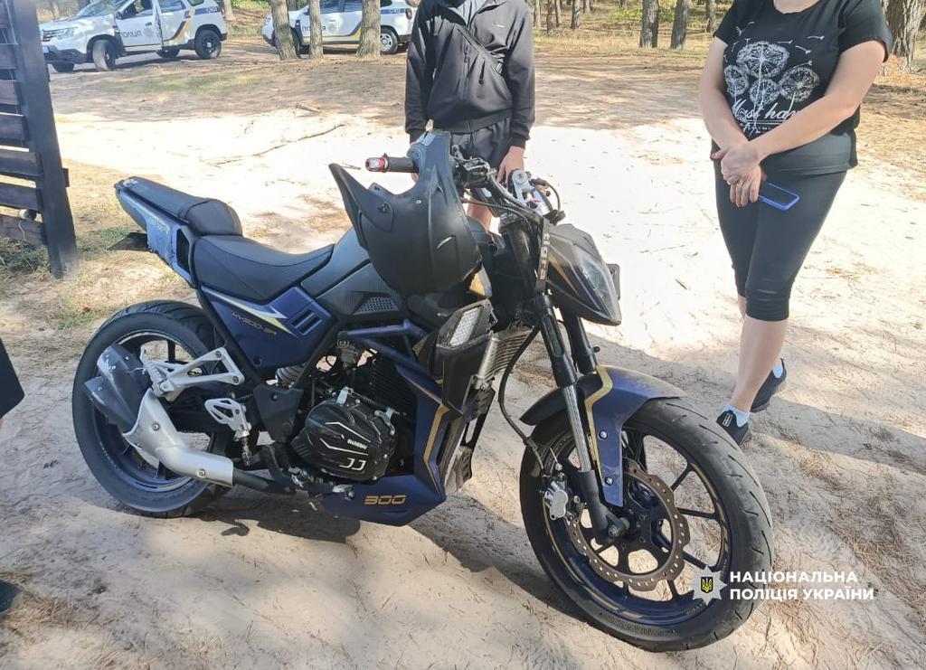 На Полтавщині 13-річний мотоцикліст не впорався з керуванням