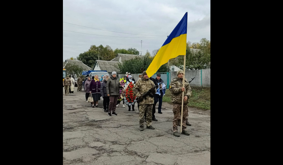 На щиті до Лохвиччини повернувся воїн Олександр Мурка