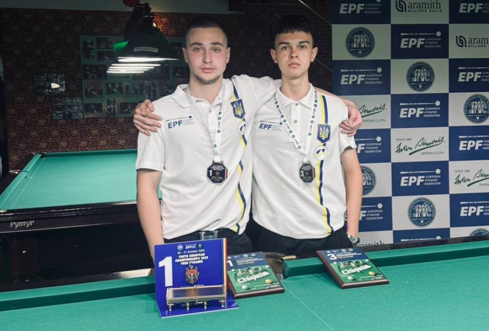Юний полтавець виборов «бронзу» Чемпіонату Європи з більярду