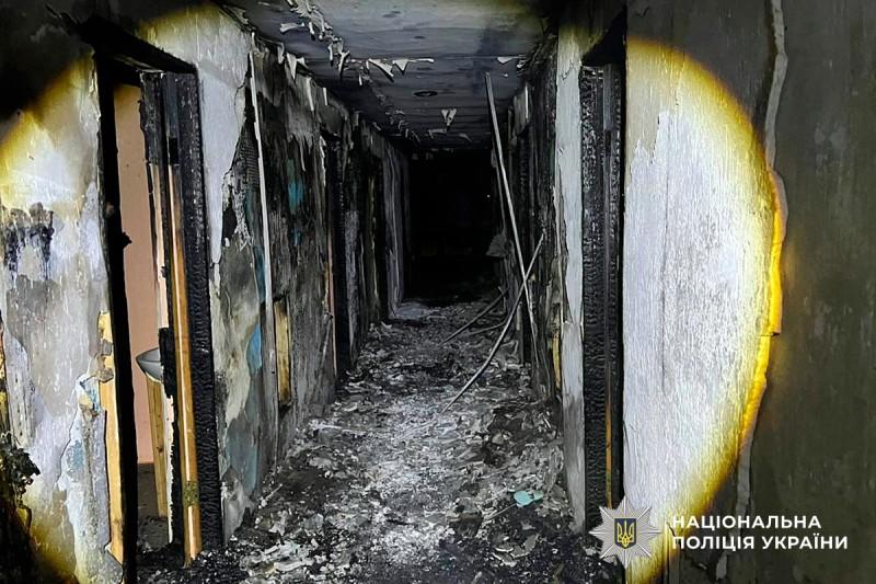 У гуртожитку на Полтавщині сталась пожежа. Постраждала людина