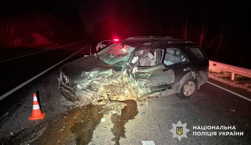 Під Полтавою зіткнулися два легковики: одна людина травмована