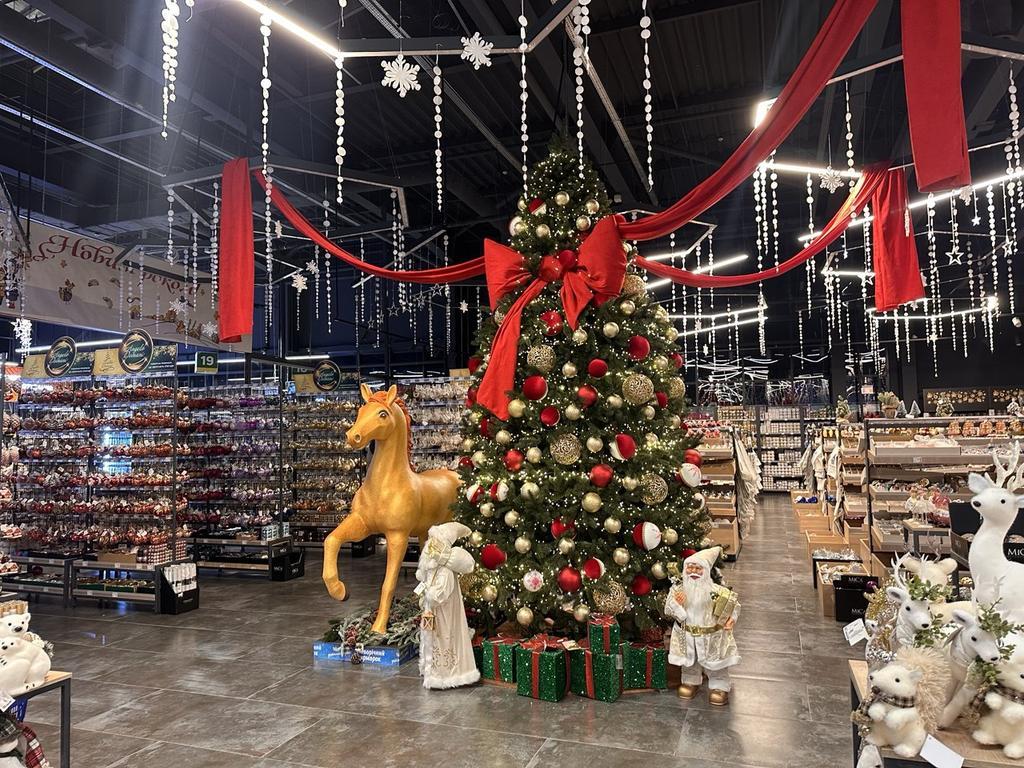 Нові фотозони та найдорожча ялинка: як виглядає новорічний Епіцентр у Полтаві