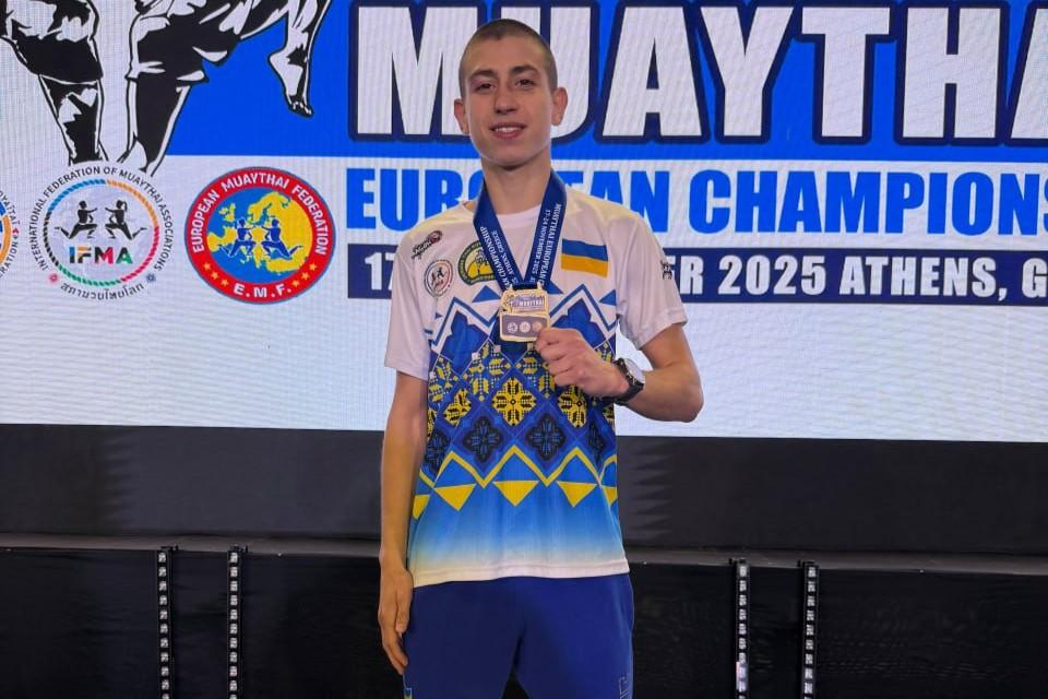 Спортсмен із Полтавщини став чемпіоном Європи з муей тай