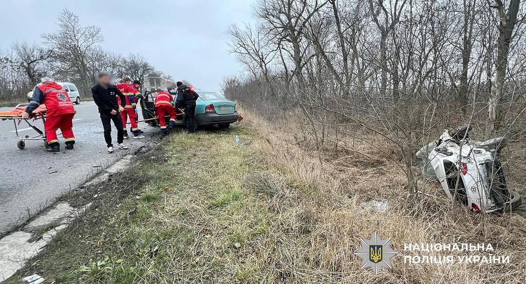 На Полтавщині зіткнулися два легковики: одна жінка госпіталізована