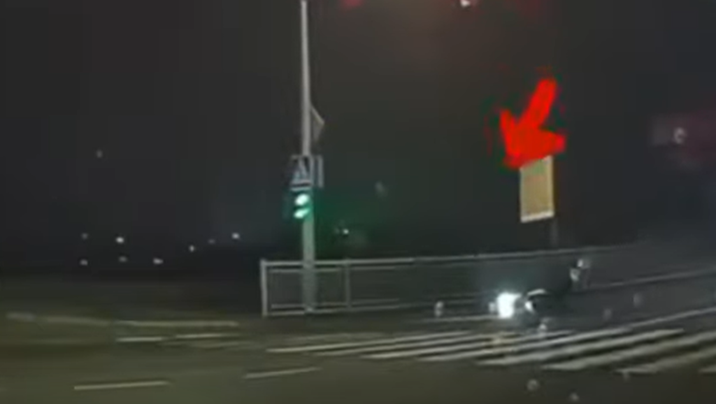 У Полтаві зупинили нетверезого водія електроскутера. ВІДЕО