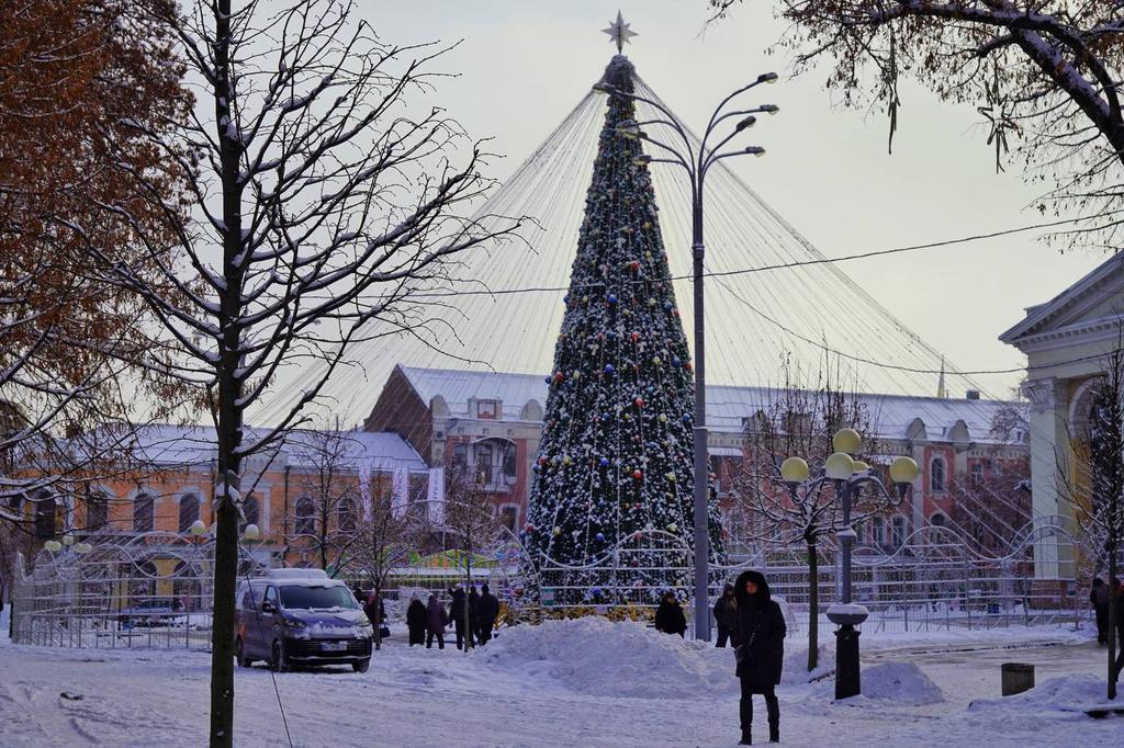 Зимова Полтава у перші дні 2026 року. ФОТО